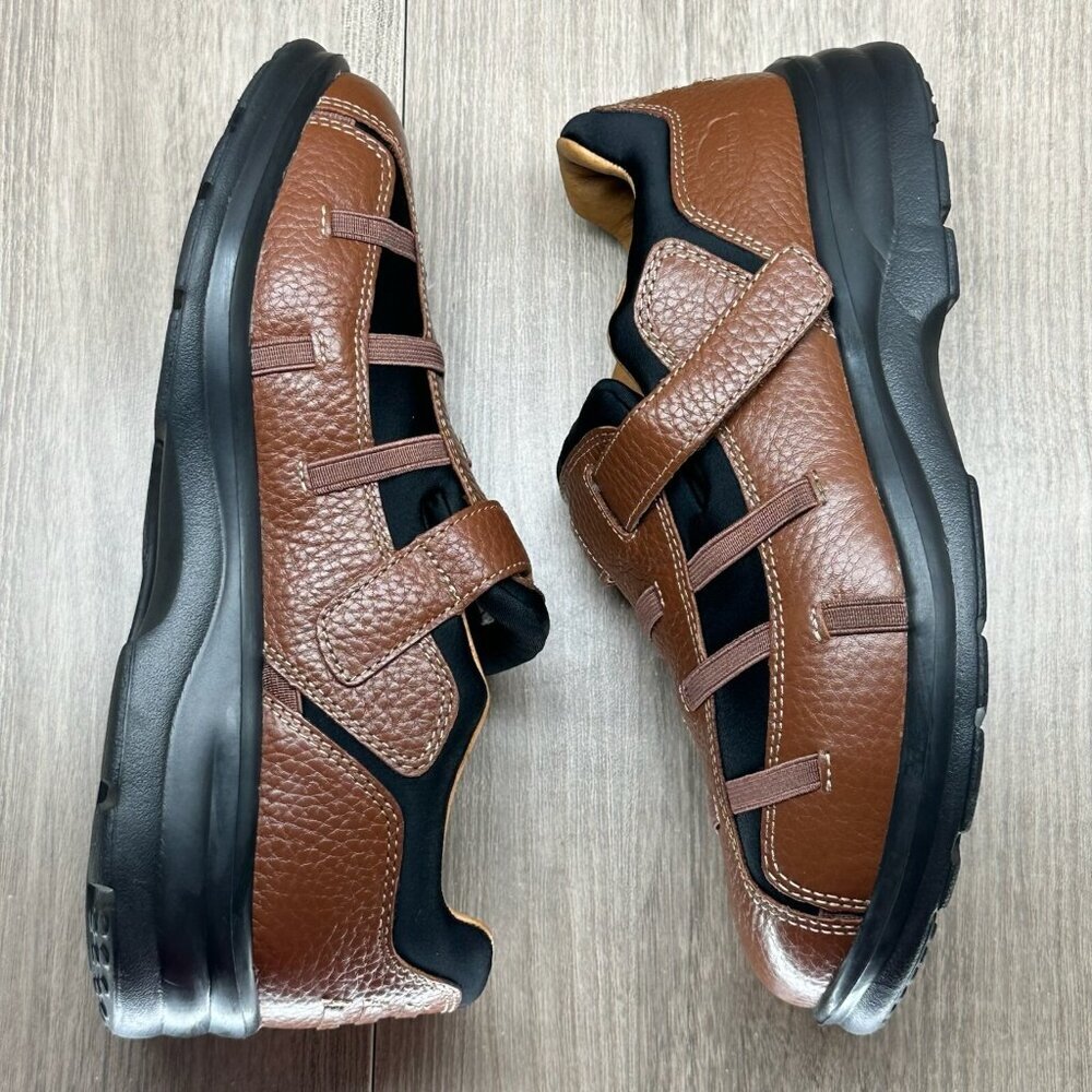 DR. COMFORT Shoes Womens 7.5 W Betty Therapeutic Diabetic Walking Leather Brown